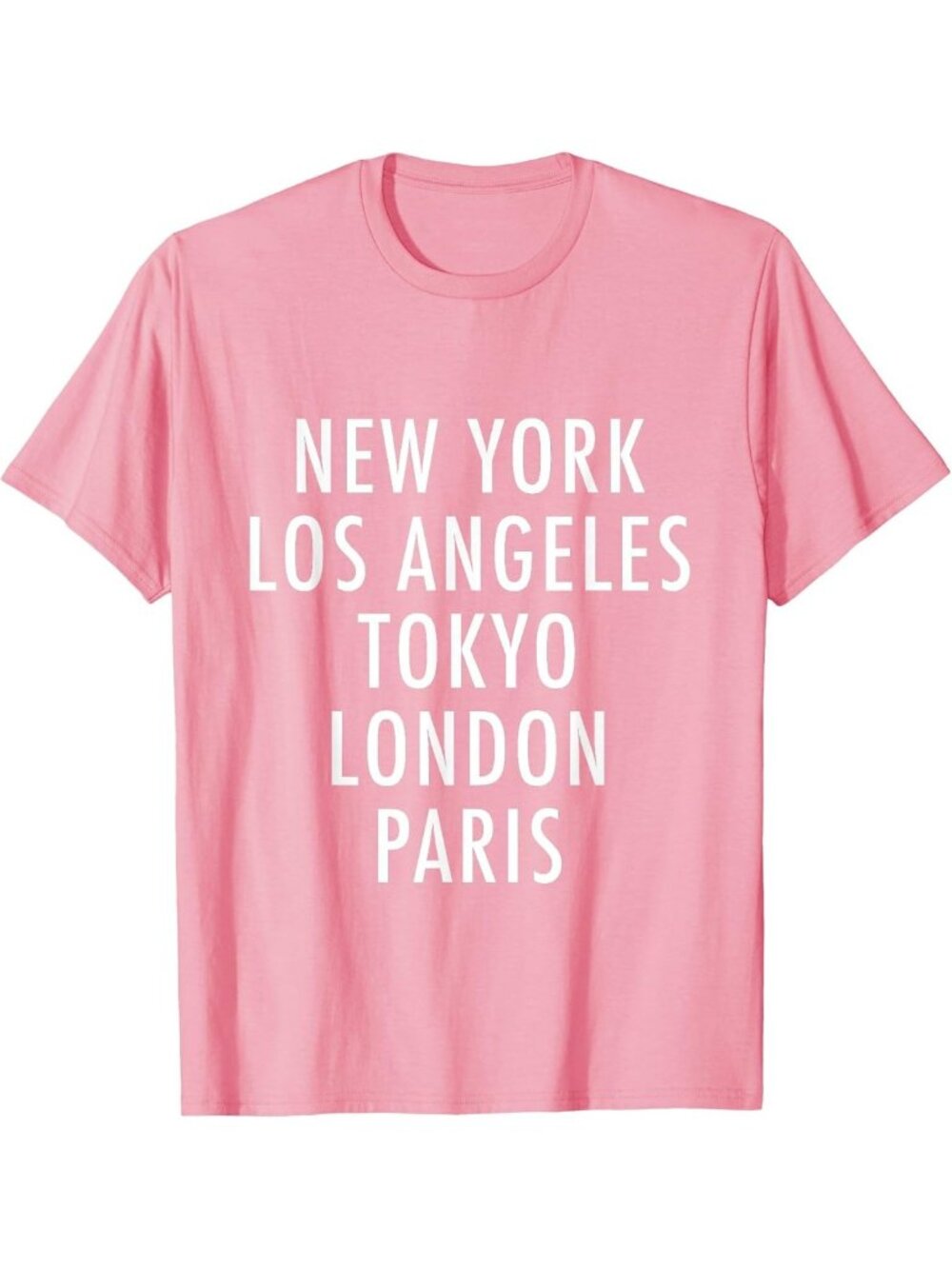 City Skyline Graphic Tee - New York, LA, Tokyo, London, Paris - Trendy Casual